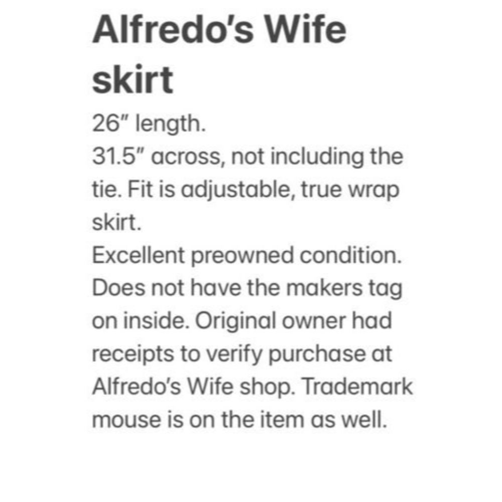 VTG Rare ALFREDO'S WIFE Boho Patchwork Applique Frog Mouse Wrap Skirt Kitschy - Picture 8 of 8